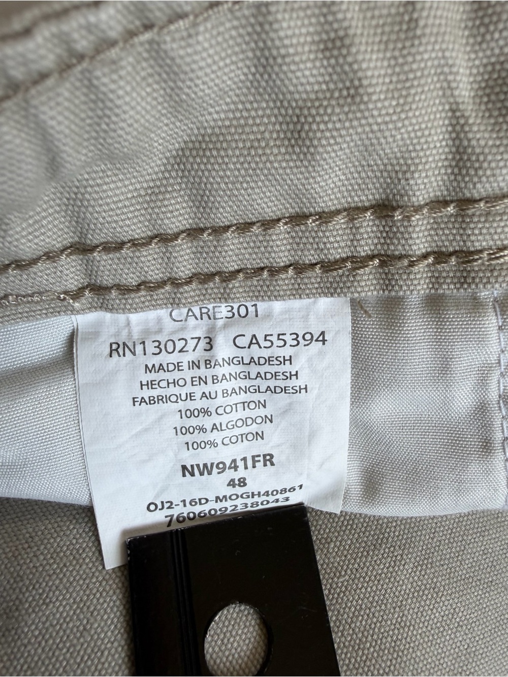Wrangler Hiker Shorts Men's 48 Khaki Cotton Canvas Cargo Utility Gorpcore NWT - Picture 3 of 10